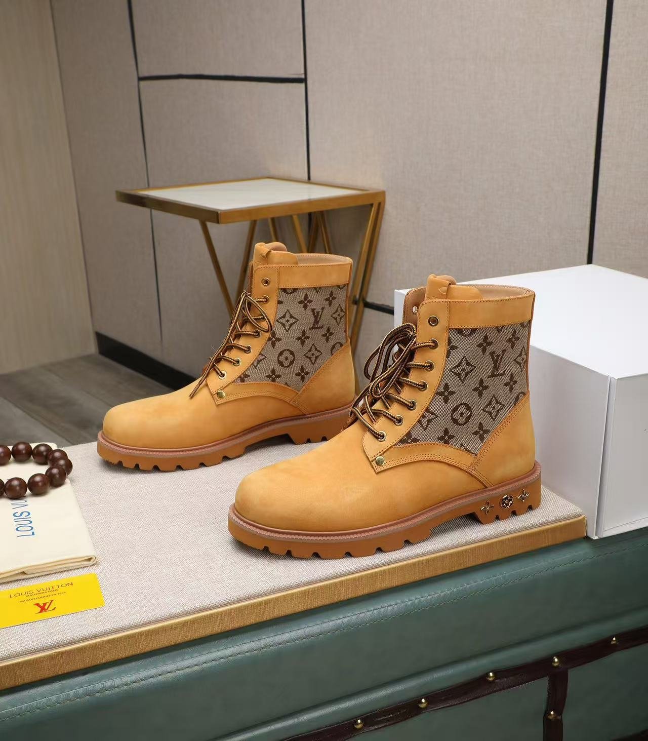 L X V x Timberland yellow boots/Martin boots/boots