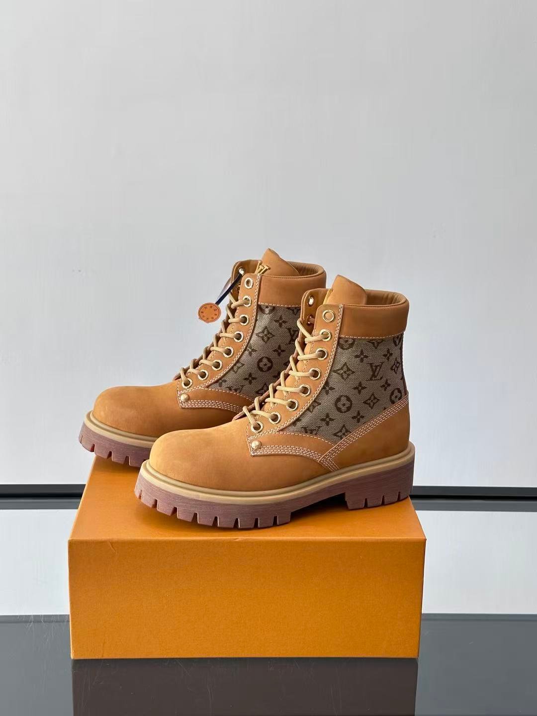 L X V x Timberland yellow boots/Martin boots/boots