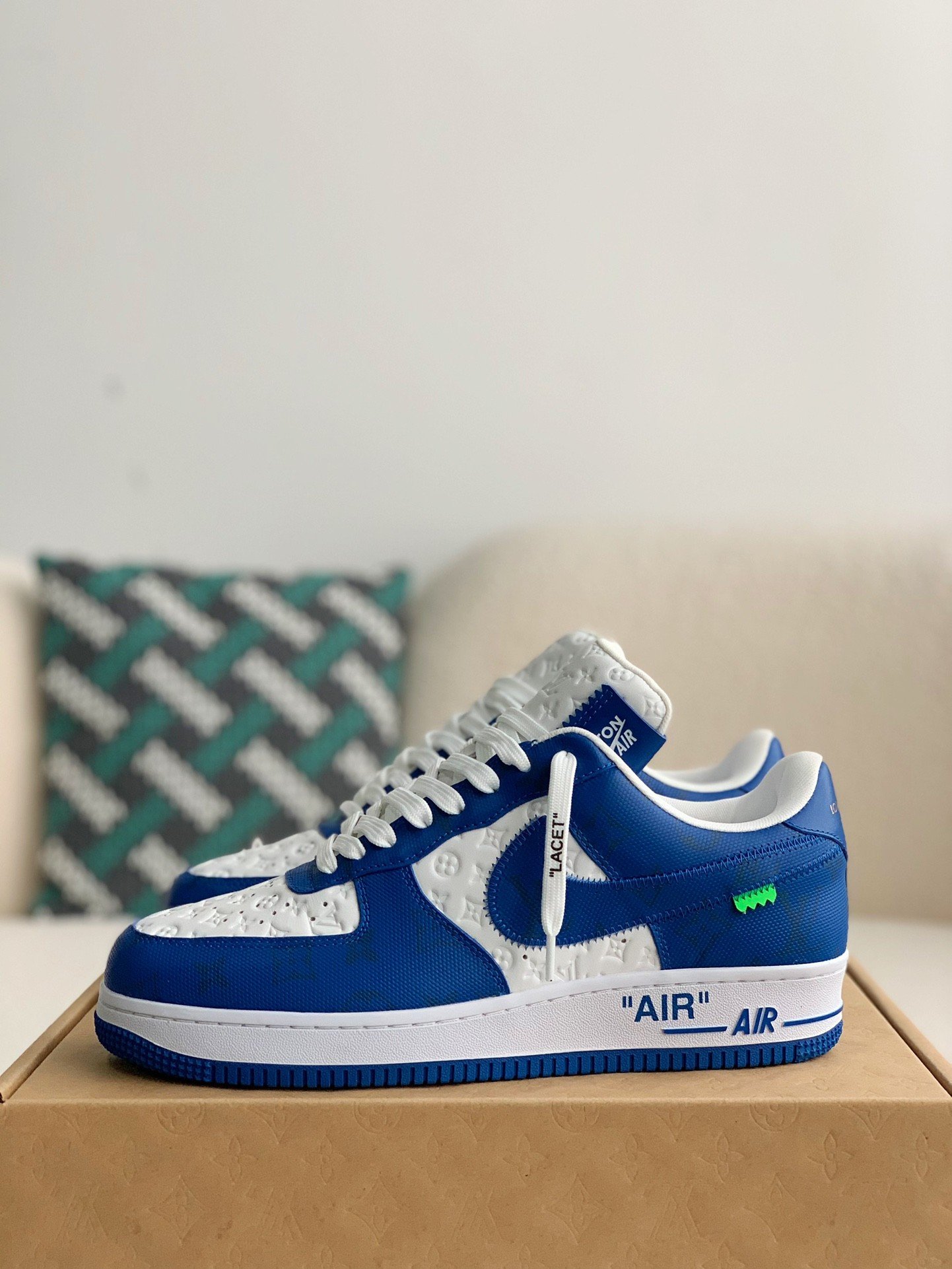 L X V x NK air force 1 sneaker