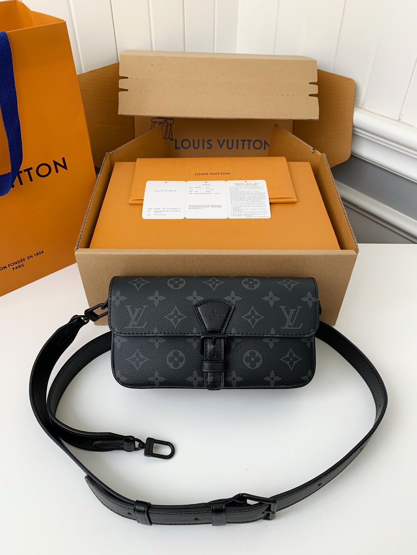 L X V New season Montsouris Mini Bag M83567  Size：22*12*6cm