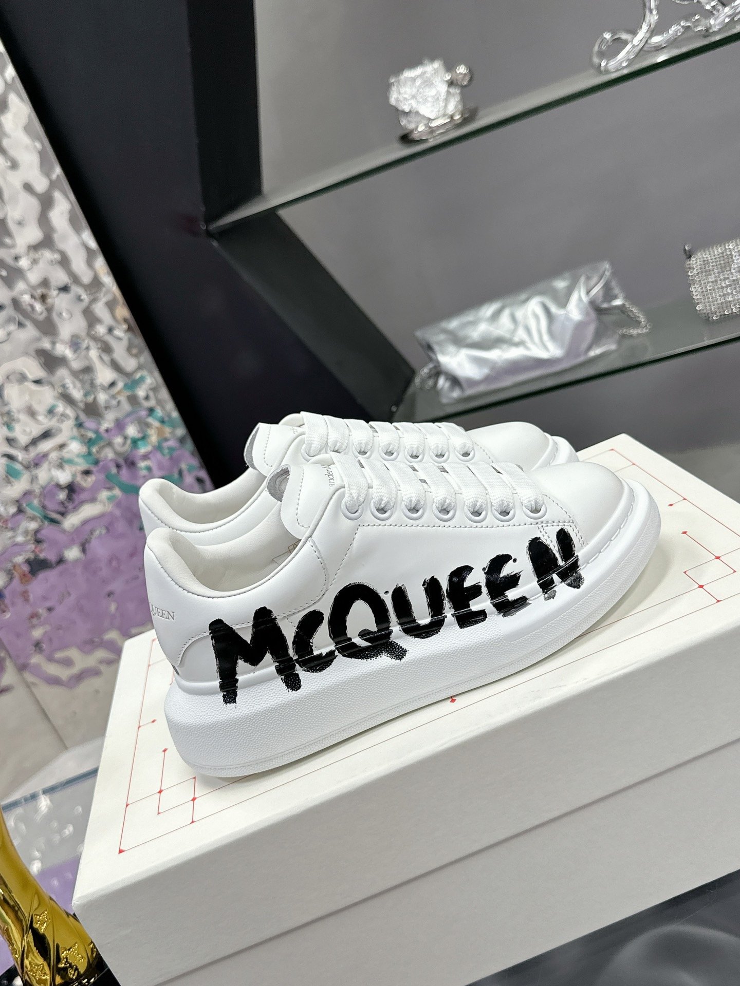 ALEXANDER MCQ Sole Leather Sneaker 2025